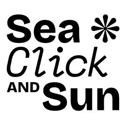 logo sea click and sun
